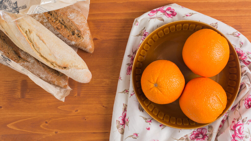 Naranjas en la dieta mediterránea